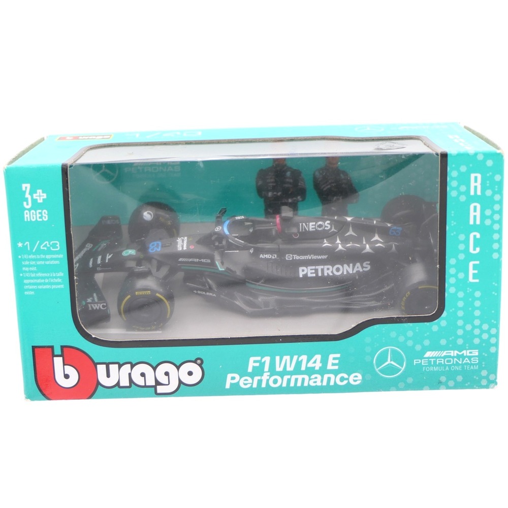 Bburago Mercedes AMG Petronas F1 W14 E Performance 1/43 Diecast Model Race Car